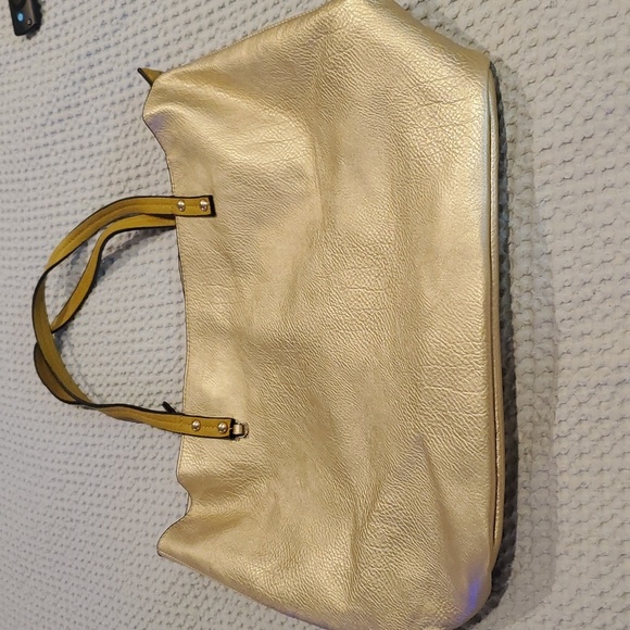 Great Unbranded Gold Tote Bag - Picture 1 of 8